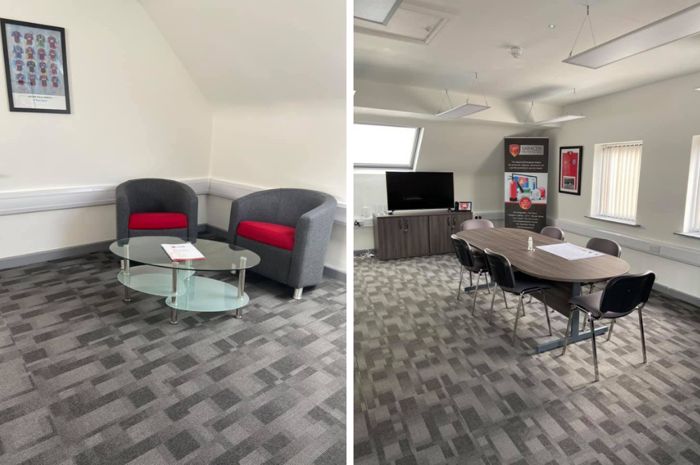 saracen fire protection head office and fire training centre